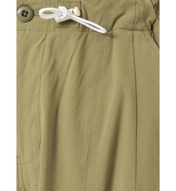 Ungrid「ナイロン混ミリタリールーズパンツ」|カーゴ|