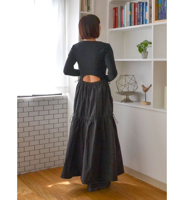 Ungrid「ドッキングギャザーワンピース」|ワンピース|