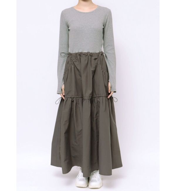 Ungrid「ドッキングギャザーワンピース」|ワンピース|