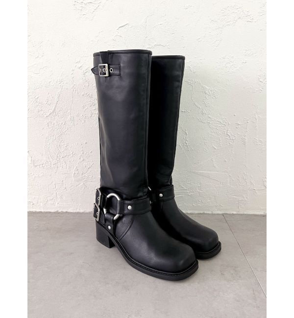 Ungrid「エンジニアロングブーツ」|ロングブーツ|