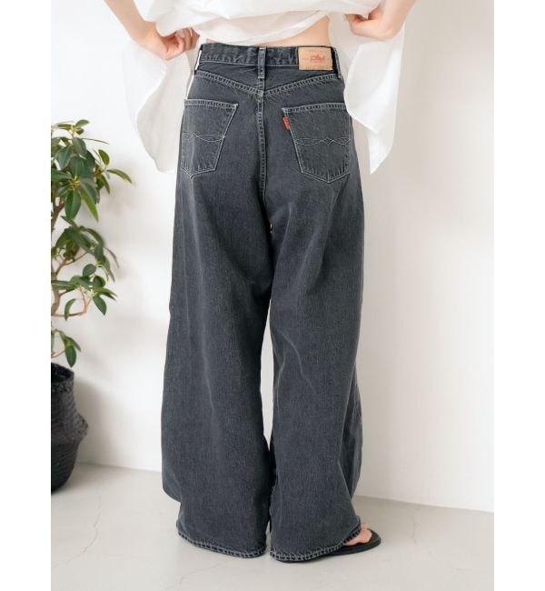 Ungrid「ウエストタックカーブデニム」|デニム|