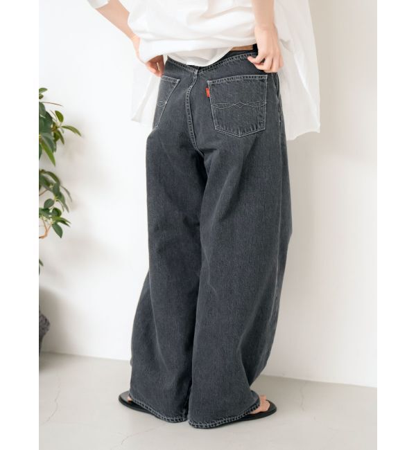 Ungrid「ウエストタックカーブデニム」|デニム|