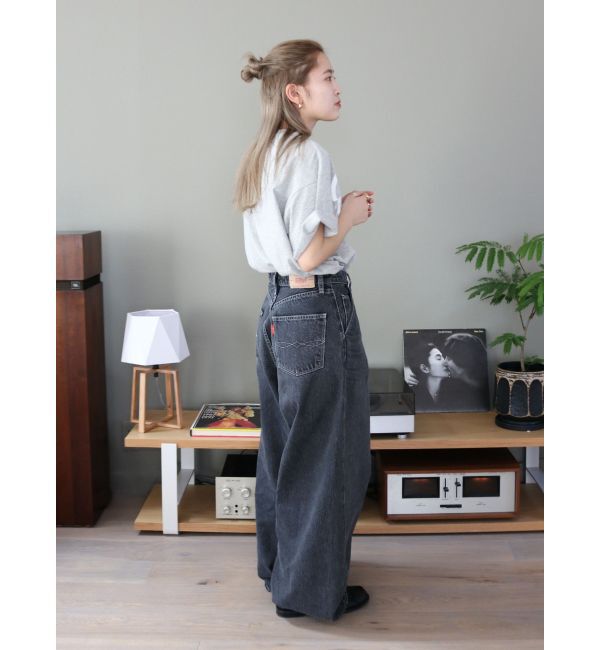 Ungrid「ウエストタックカーブデニム」|デニム|