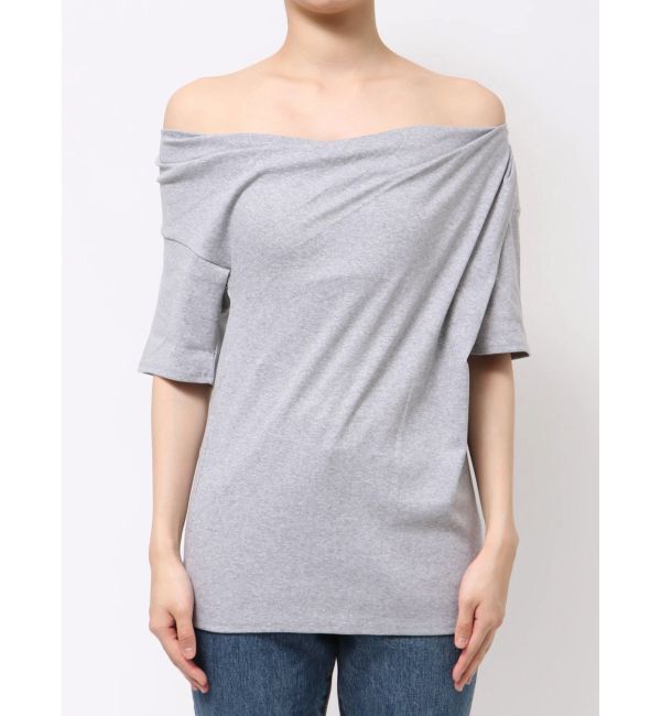 Ungrid「タックデザインオフショルTee」|Tシャツ・カットソー|