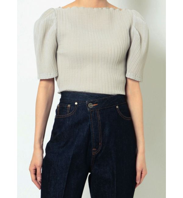 LAGUNAMOON「タックスリーブプリーツトップス」|Tシャツ・カットソー|