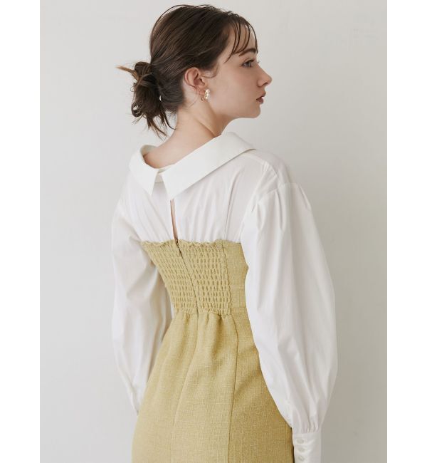 LAGUNAMOON「シャツドッキングワンピース」|ワンピース|