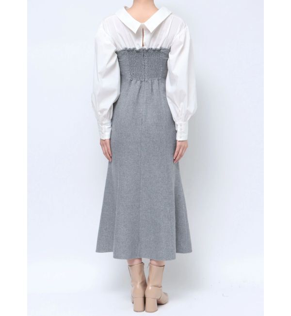 LAGUNAMOON「シャツドッキングワンピース」|ワンピース|