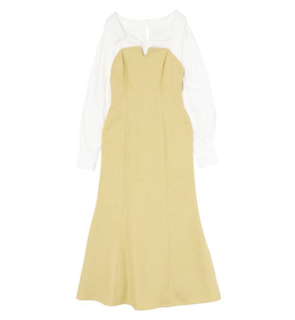 LAGUNAMOON「シャツドッキングワンピース」|ワンピース|