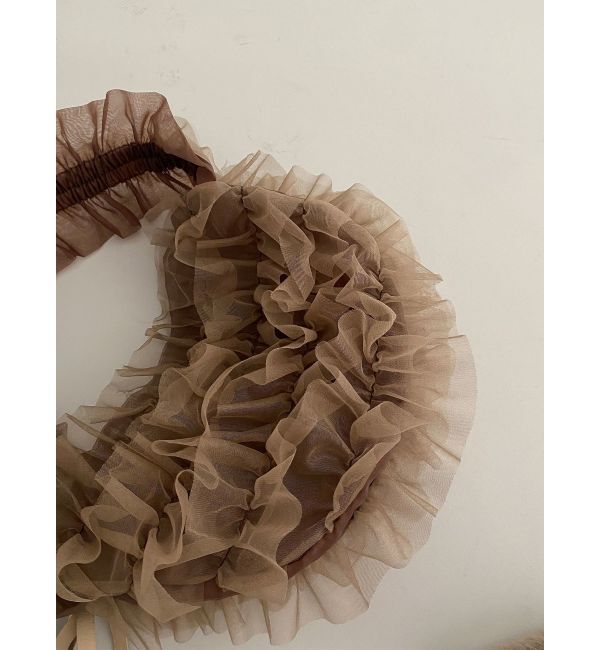 LAGUNAMOON「チュールフリルBAG」|ハンドバッグ|