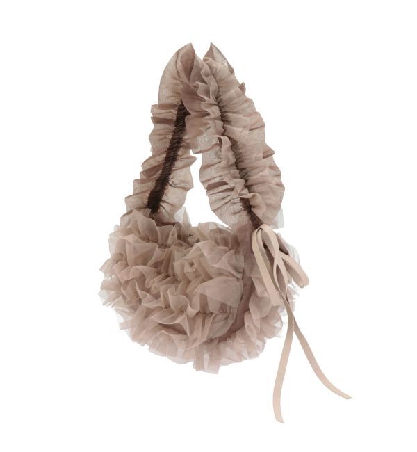 LAGUNAMOON「チュールフリルBAG」|ハンドバッグ|