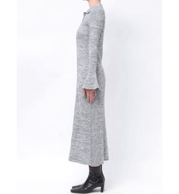 LAGUNAMOON「メランジフレアカフスニットワンピース」|ワンピース|