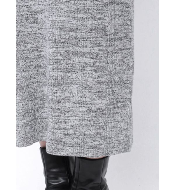 LAGUNAMOON「メランジフレアカフスニットワンピース」|ワンピース|