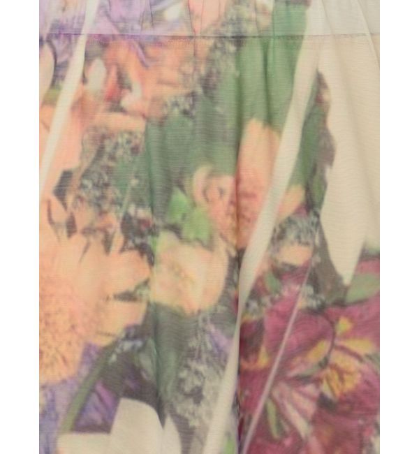 LAGUNAMOON「【DELIGENCE PARLOURコラボ】アートフラワープリントシアースカート」|スカート|