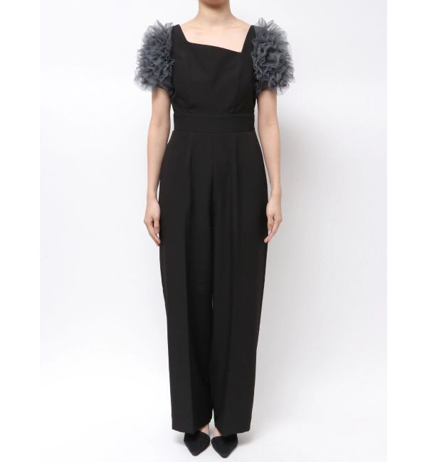 LAGUNAMOON「【ソンイさんコラボ】LADYチュールショルダーパンツドレス」|ドレス|