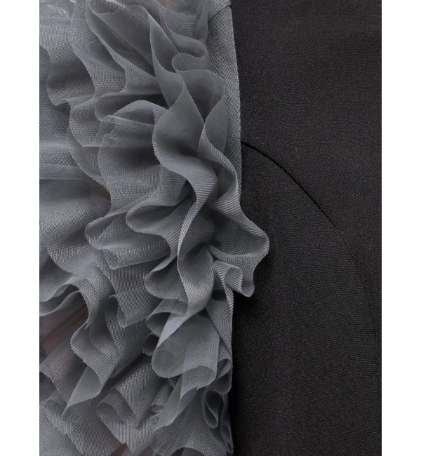 LAGUNAMOON「【ソンイさんコラボ】LADYチュールショルダーパンツドレス」|ドレス|