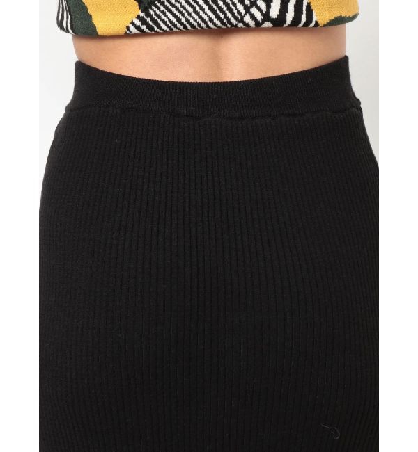 EVRIS「ディープスリットリブロングスカート【セットアップ着用可能】」|スカート|