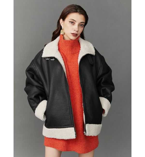 EVRIS「ハイネックルーズニットワンピース」|ワンピース|