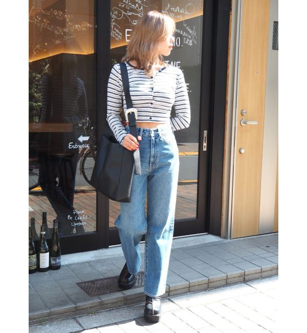 EVRIS「ワンポイントフロントボタンショートトップス」|Tシャツ・カットソー|