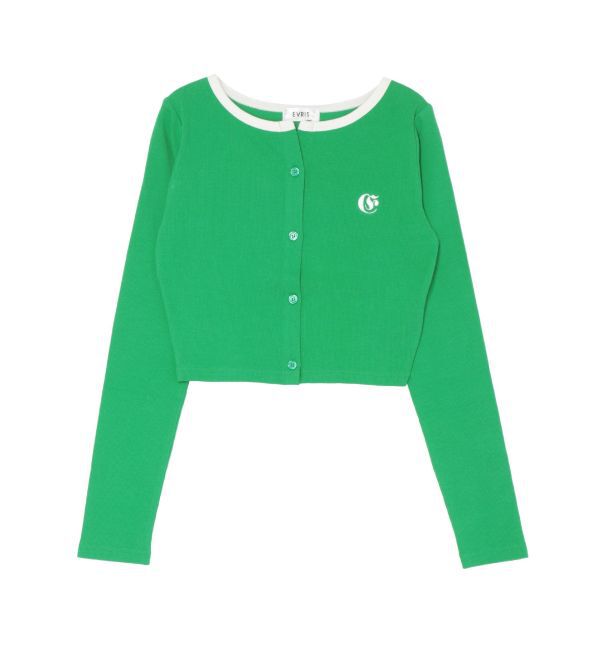 EVRIS「ワンポイントフロントボタンショートトップス」|Tシャツ・カットソー|