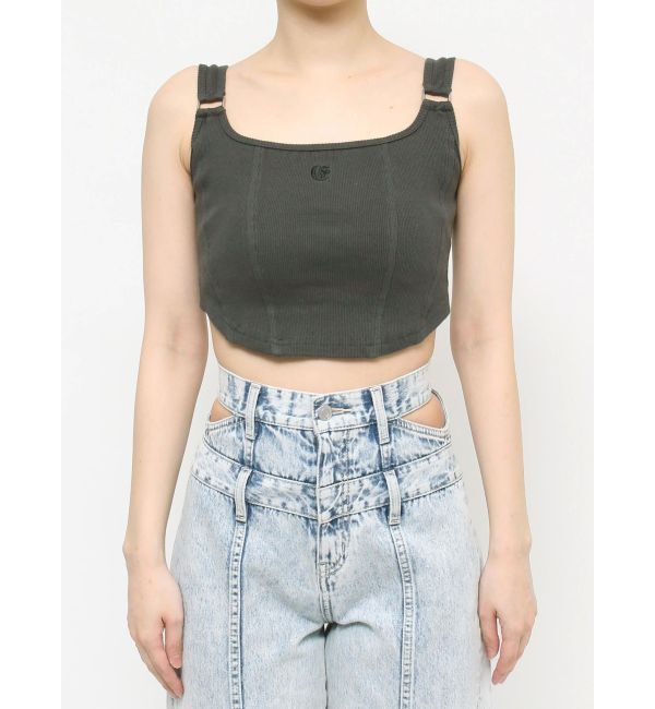 EVRIS「ワンポイントイレヘムビスチェ」|キャミソール|