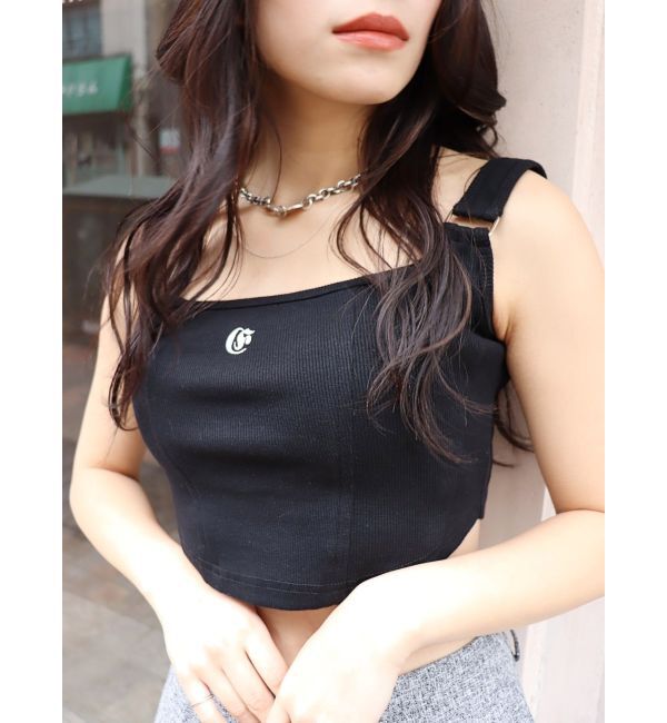 EVRIS「ワンポイントイレヘムビスチェ」|キャミソール|