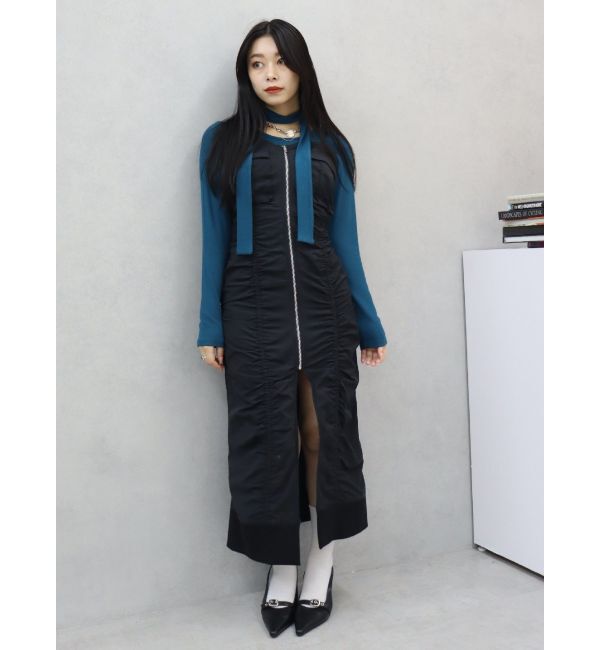 EVRIS「ジップキャミロングワンピース」|ワンピース|