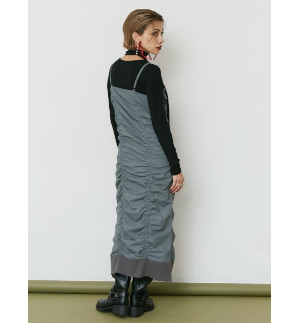 EVRIS「ジップキャミロングワンピース」|ワンピース|