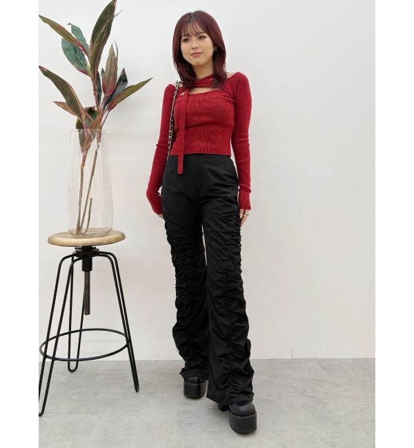 EVRIS「カットアウトニットトップス」|ニット・セーター|