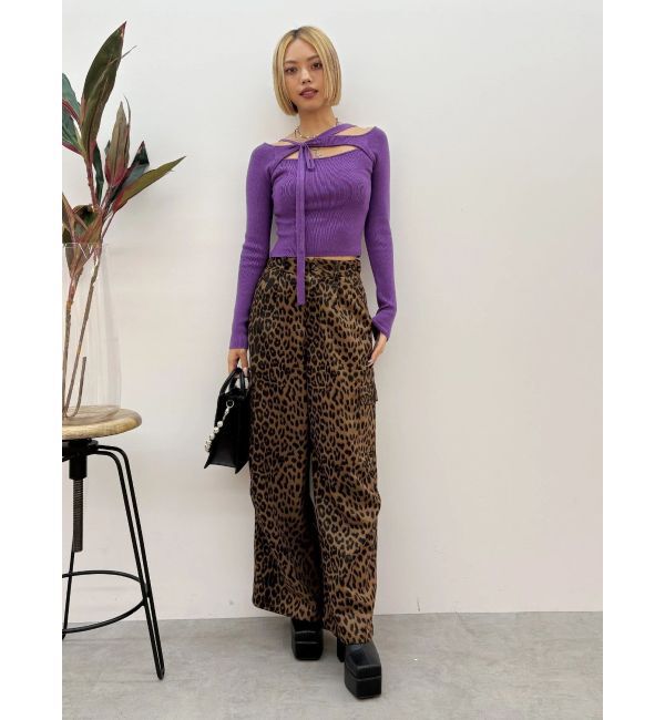 EVRIS「カットアウトニットトップス」|ニット・セーター|