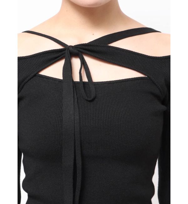 EVRIS「カットアウトニットトップス」|ニット・セーター|