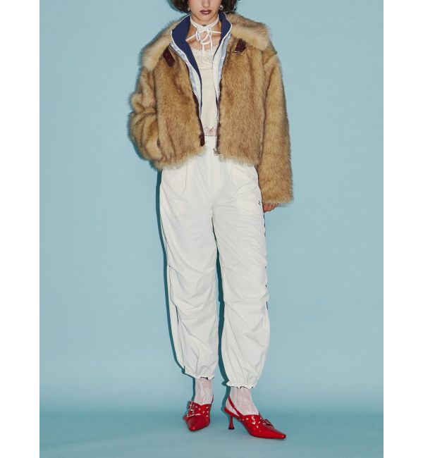 jouetie「ナイロンフリースワイドパンツ【セットアップ対応】」|その他|