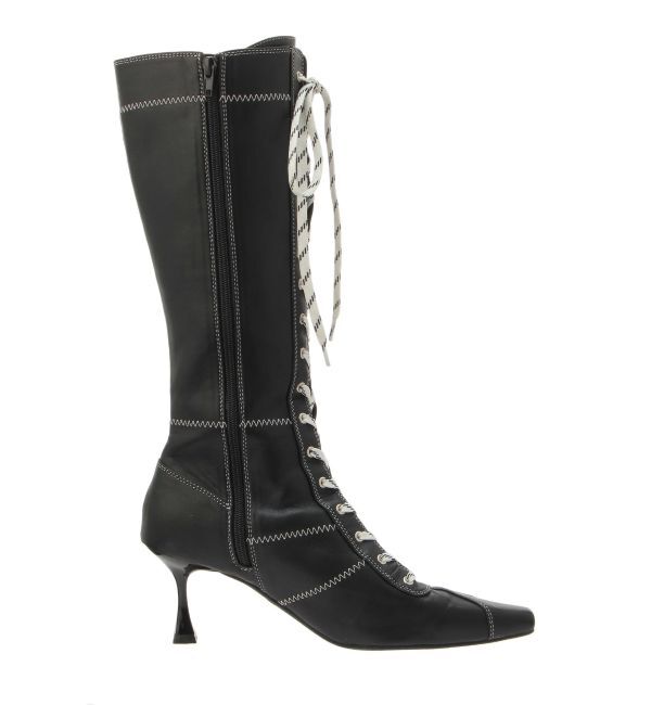 jouetie「ボクシングレースアップブーツ」|ロングブーツ|