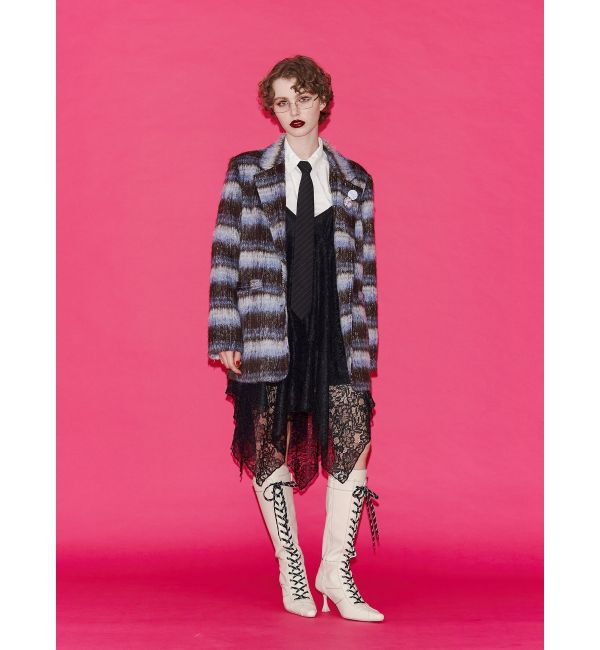 jouetie「ボクシングレースアップブーツ」|ロングブーツ|