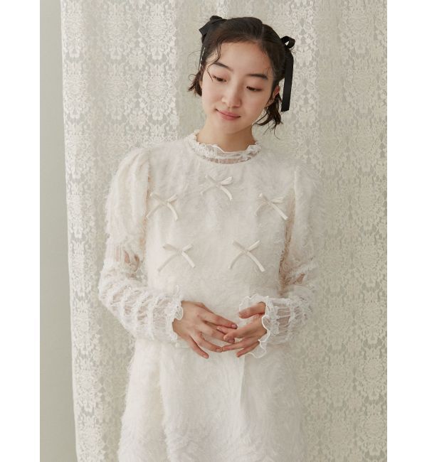 merry jenny「リボンたくさんワンピース」|ワンピース|