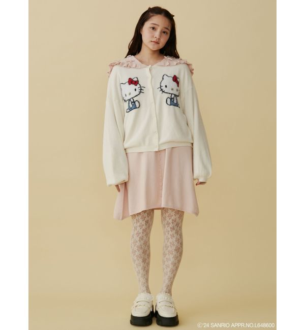 merry jenny「【ハローキティコラボ】ニットカーデイガン」|カーディガン|