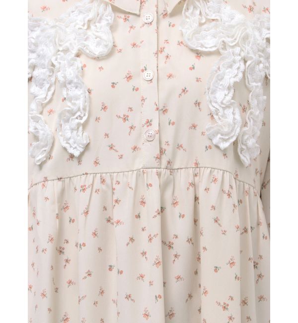 merry jenny「flowerフリルリボンワンピース」|ワンピース|