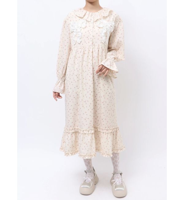 merry jenny「flowerフリルリボンワンピース」|ワンピース|