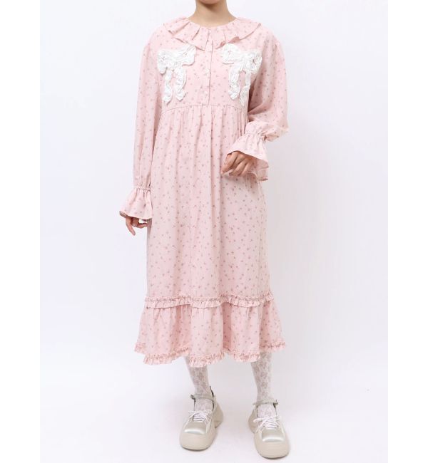 merry jenny「flowerフリルリボンワンピース」|ワンピース|