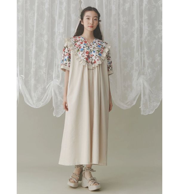 merry jenny「フローリストキルト ワンピース」|ワンピース|