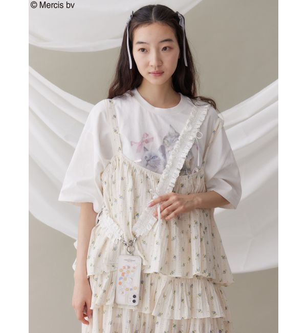 merry jenny「floralティアードティアードワンピース」|ワンピース|