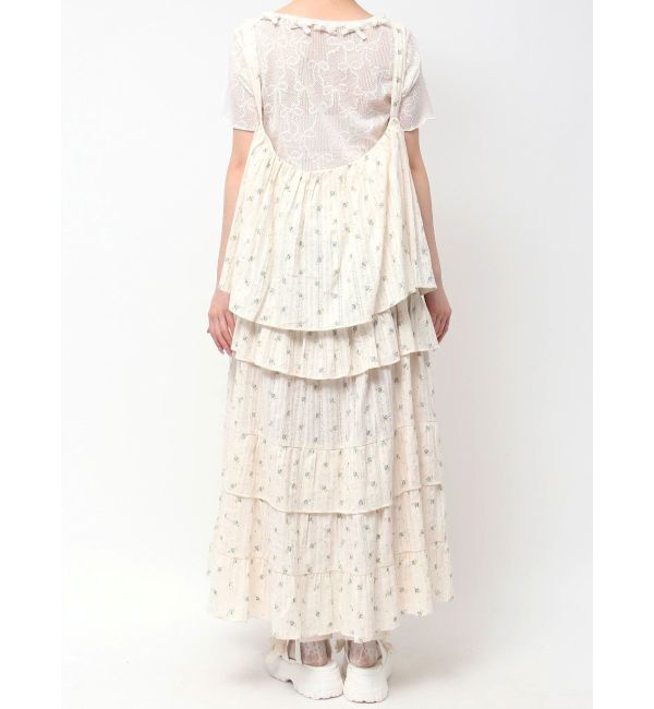 merry jenny「floralティアードティアードワンピース」|ワンピース|