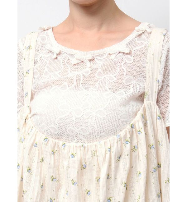 merry jenny「floralティアードティアードワンピース」|ワンピース|