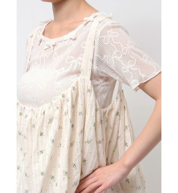 merry jenny「floralティアードティアードワンピース」|ワンピース|