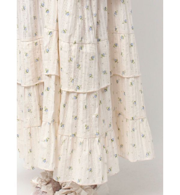 merry jenny「floralティアードティアードワンピース」|ワンピース|