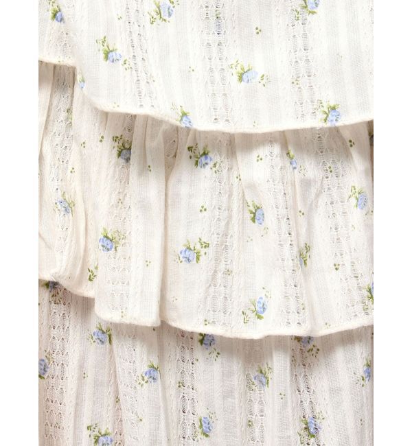 merry jenny「floralティアードティアードワンピース」|ワンピース|