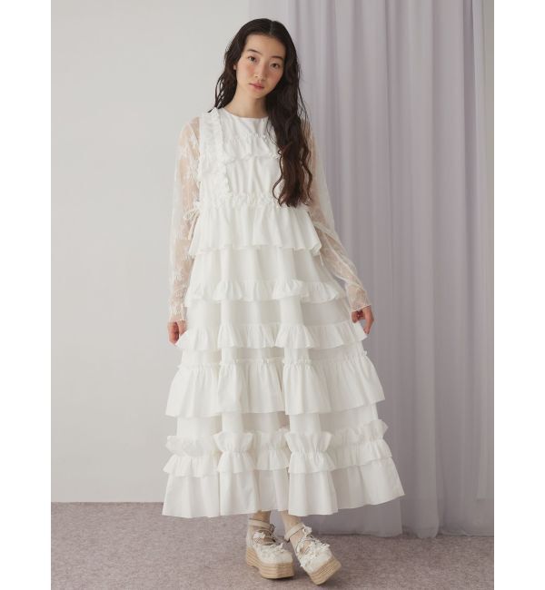 merry jenny「フリルティアードワンピース」|ワンピース|