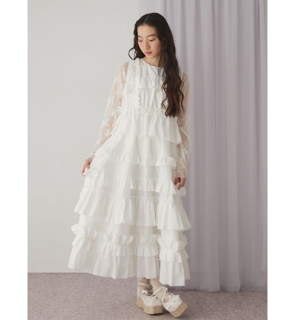 merry jenny「フリルティアードワンピース」|ワンピース|