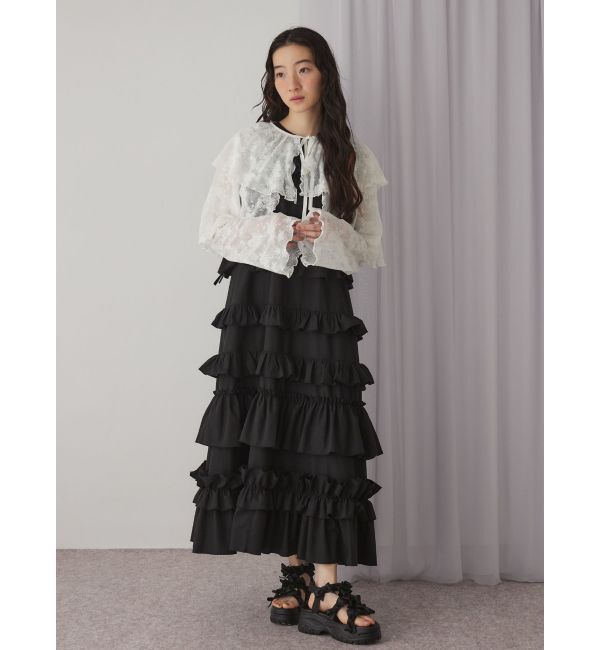 merry jenny「フリルティアードワンピース」|ワンピース|