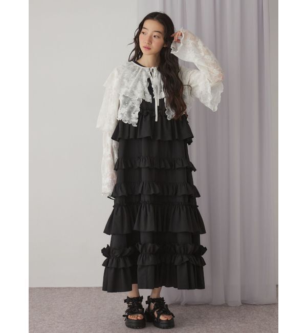 merry jenny「フリルティアードワンピース」|ワンピース|