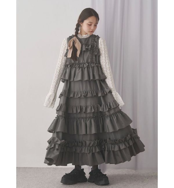 merry jenny「フリルティアードワンピース」|ワンピース|
